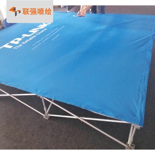 3布拉网签到背景墙数码 深圳厂家制作拉网展架3 热转印印刷画面