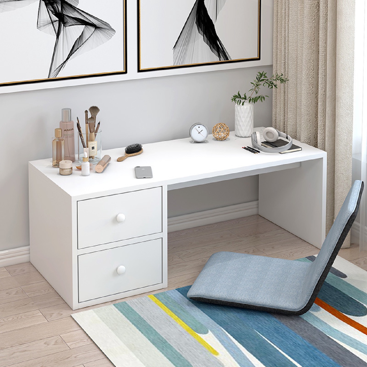 北欧飘窗桌茶几简约小茶几小户型客厅边几家用卧室窗台小方桌子