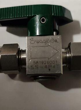 SWALOK SS-6P4T手动旋塞阀，成色新（地坛设备）