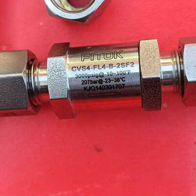 FITOK飞托克单向阀三个，1/4双卡套3000~询价