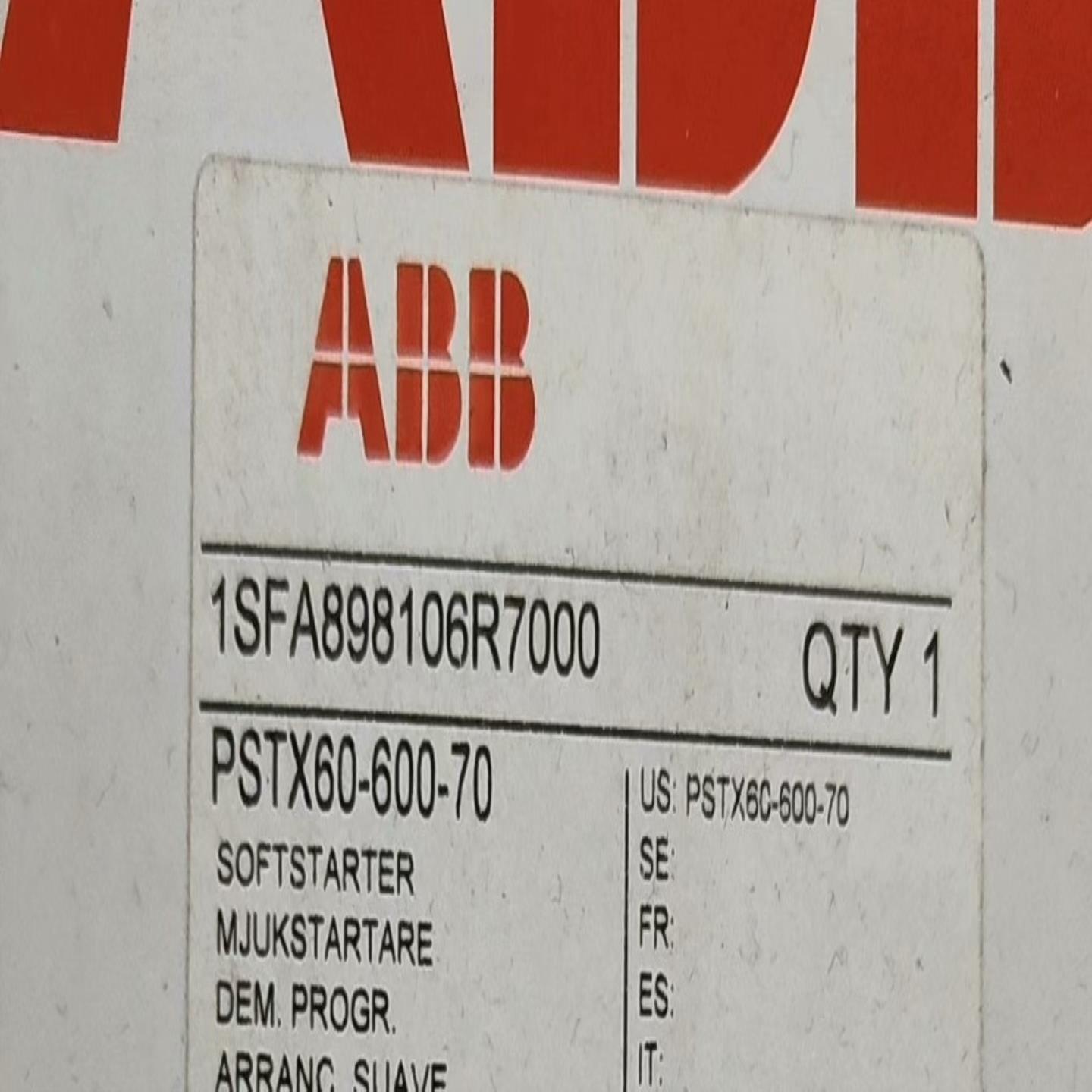 （艺易商行）PSTX60-600-70 ABB软启动器 仅拆封