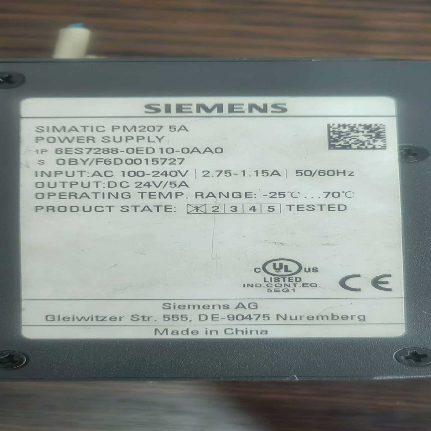 6ES7288-0ED10-0AA0电源。成色较好如图~询价