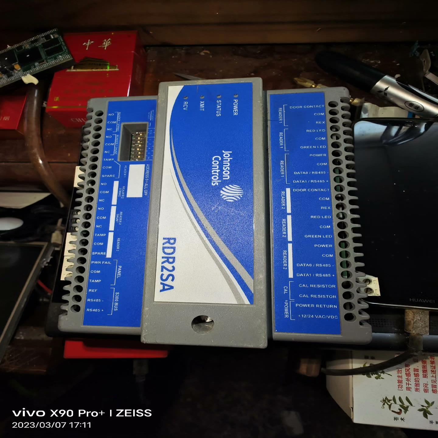 江森门禁控制器s300-DIN-RDR2SA二手拆机，需议价