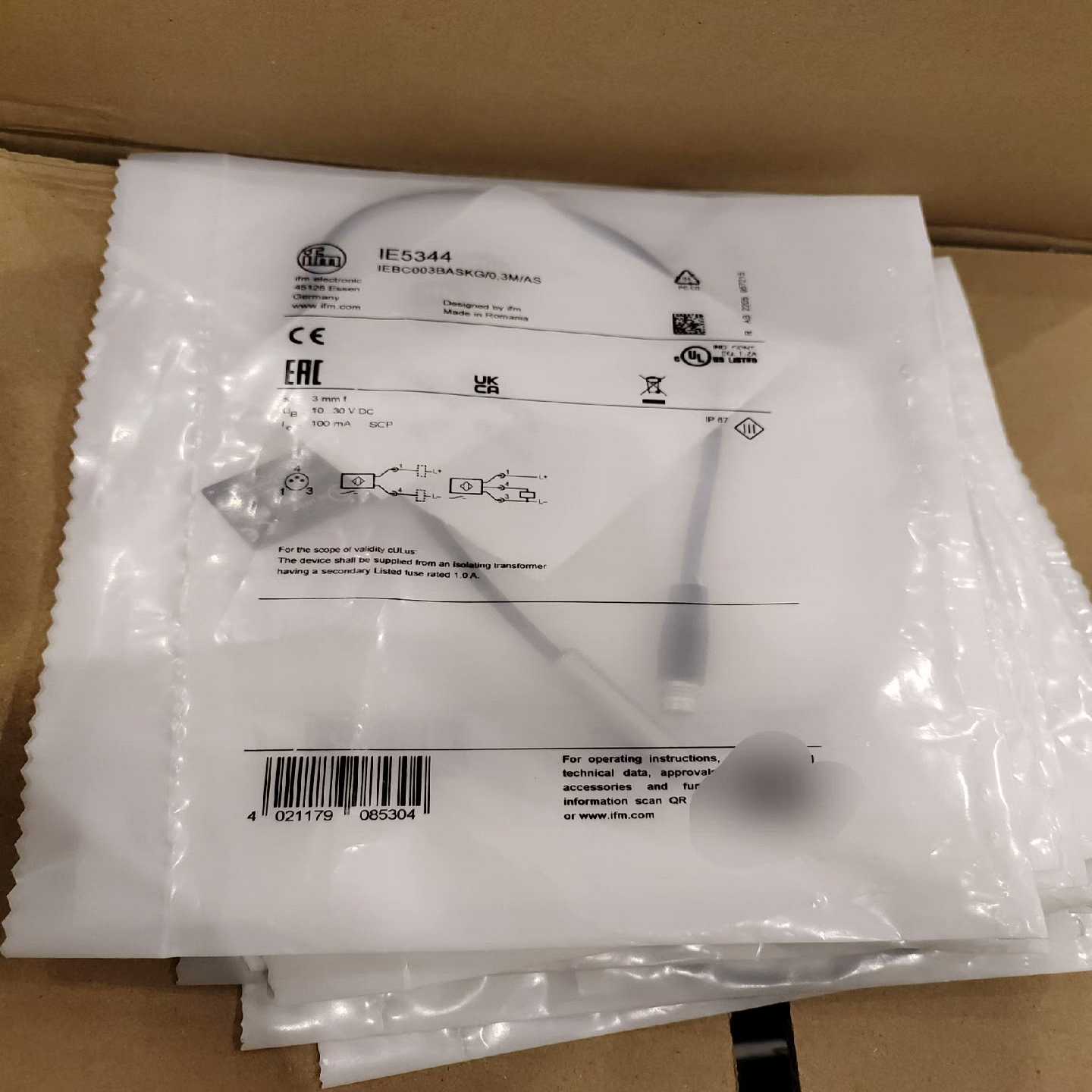 询价~德国易福门IFM传感器 IE5344 - 实物图