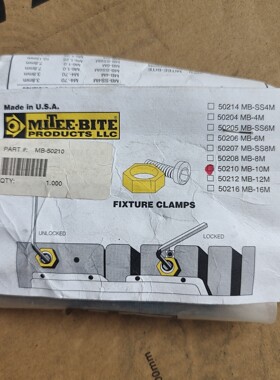 【请询价】MITEE-BITE米堤白精巧型六面夹持件工装夹具MB-50