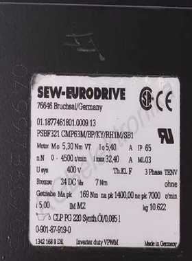 SEW伺服电机PSBF321 CMP63M/BP/KY/RH~询价