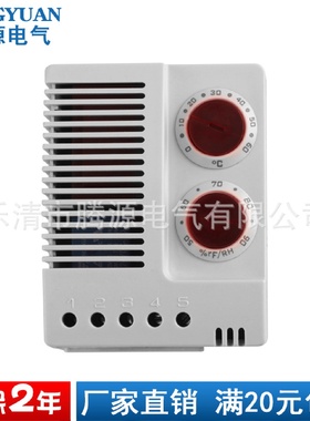 批发ETF012温度湿度双控温控器机柜智能温湿度控制器