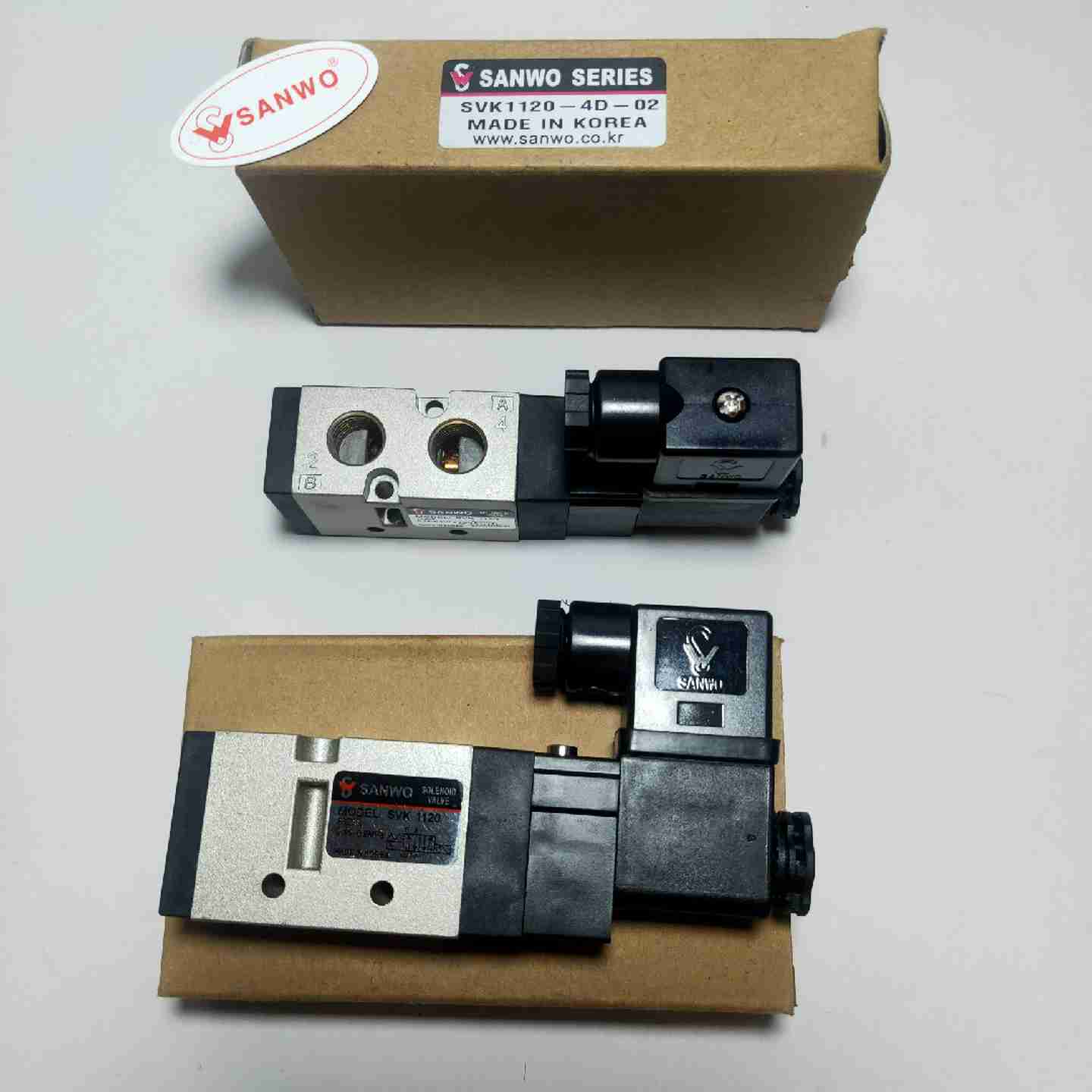 议价-SVK1120韩国三和SANWO电磁阀SVK1120-4D-02A原装正品全