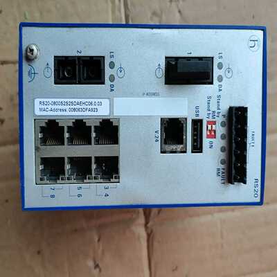 赫斯曼交换机RS20-0800S2S2SDAEHC06.0.（电子设备）