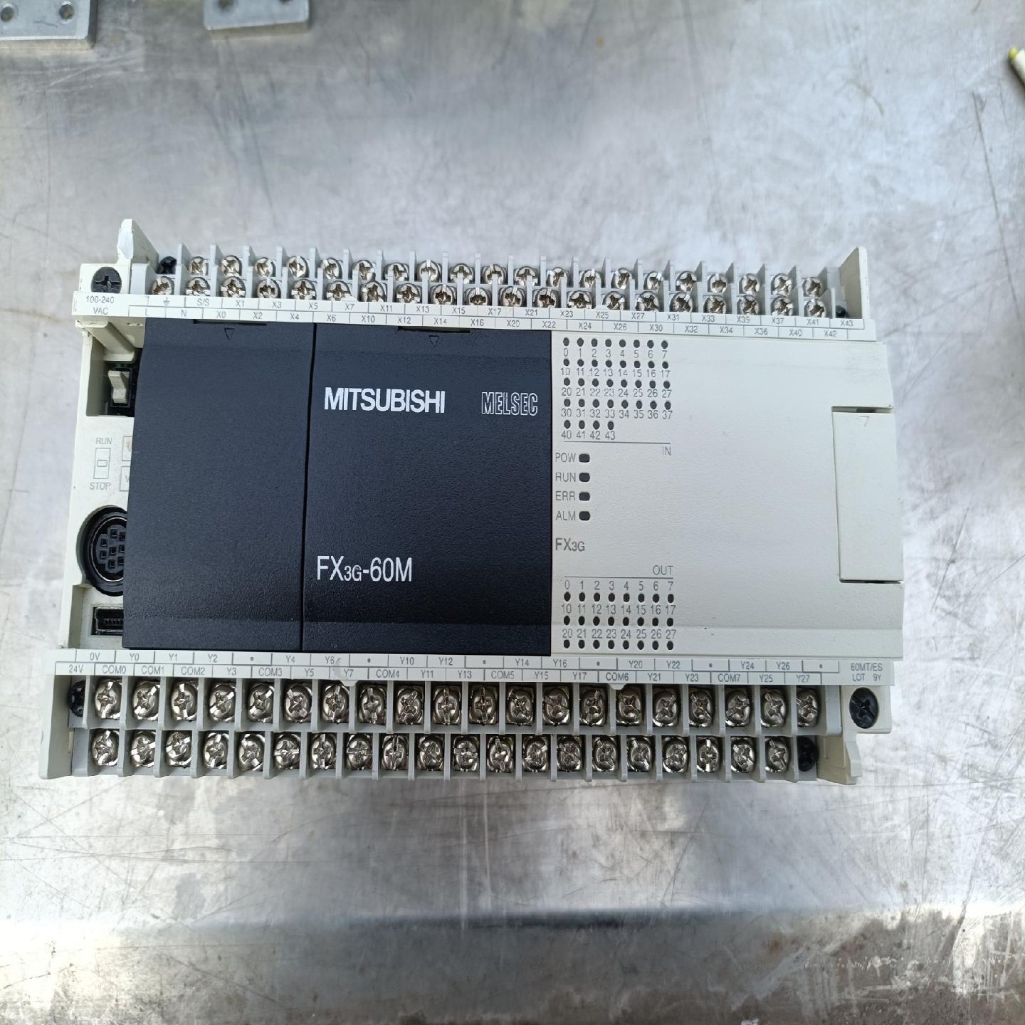 询价~三菱  FX3G-60MT/ES-A   缺盖板