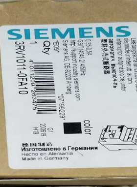 3RV1011-0FA10   低压断路器库存货，现~询价