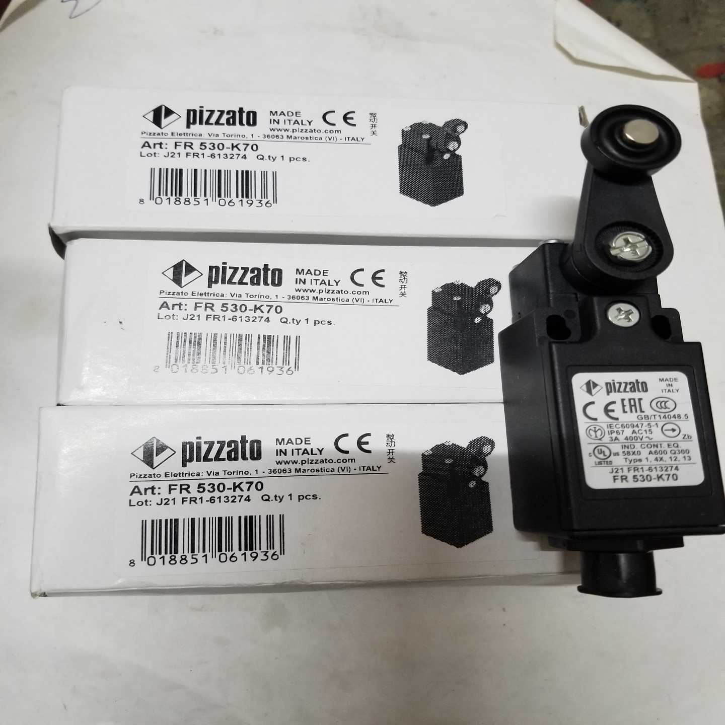 FR530-K70 PIZZATO 限位开关 行程开关【白零商行】