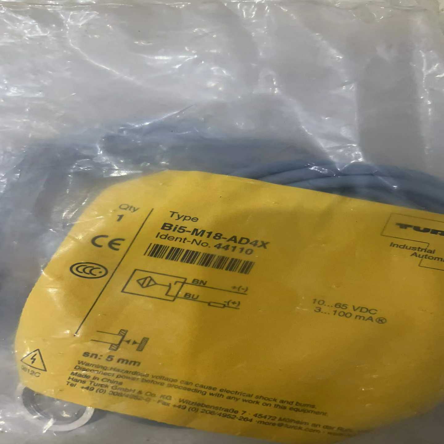 询价#传感器 BI5-M18-AD4X 图尔克接近开关 各类型号~可接维修