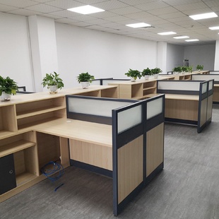 厦门办公家具办公桌卡位组合工位现代简约电脑桌屏风办公桌椅
