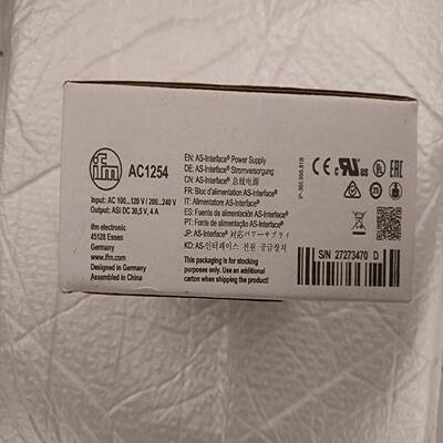 全新正品易福门IFM   AC1254 电源开关模块。实物图--议价商品