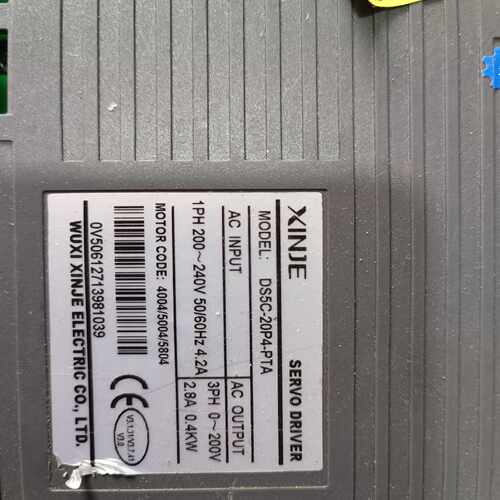 咨询-信捷驱动器0.4KW，DS5C-20P4-PTA，功