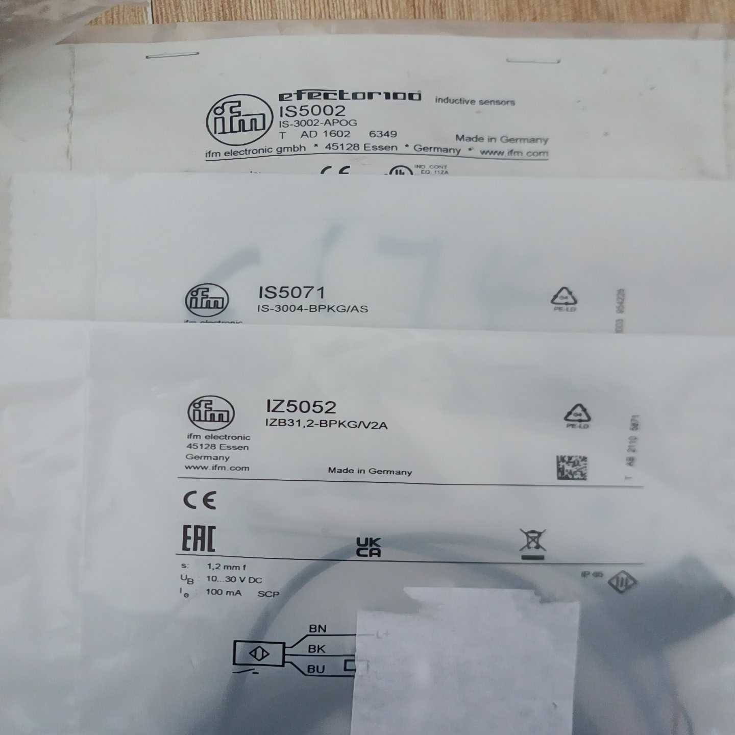 【幸琪商铺】易福门传感器  IS5002  IZ5052