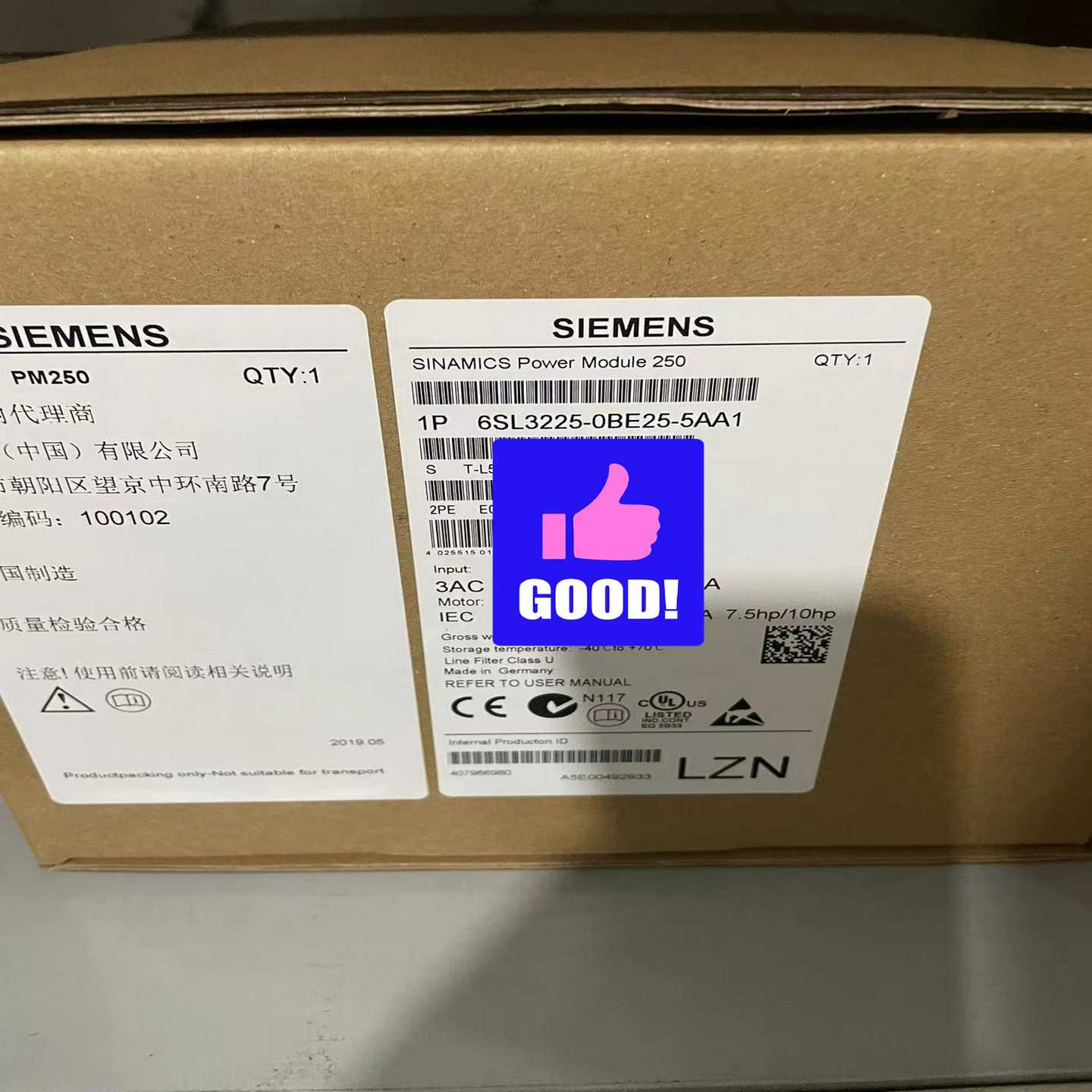 变频器6SL3225-0BE25-5AA1PM2~询价