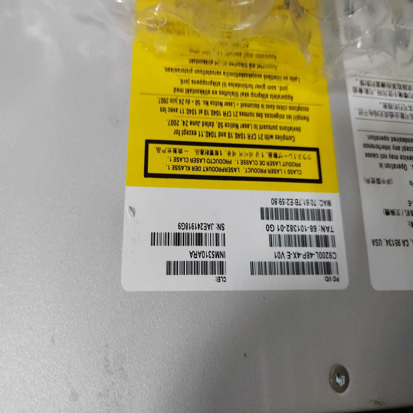 C9200L-48P-4X-E 48口千兆 4口万兆~询价