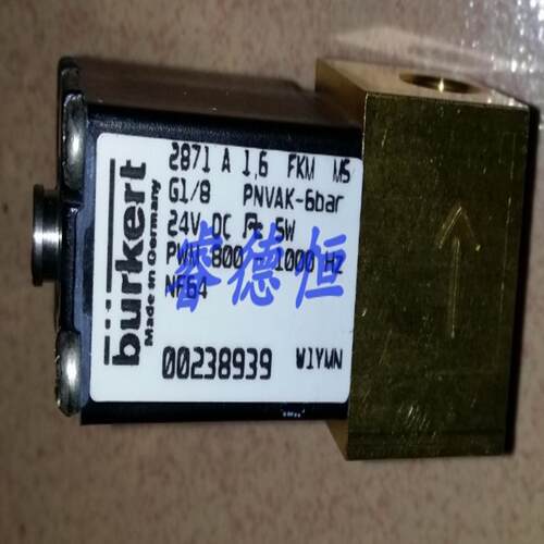 芬芳burkert 2871 A 10 24v DC 宝德电磁比例阀00236000 G18全新*