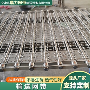 传送带 非标不锈钢输送网带耐高温退火炉金属输送带果蔬清洗链条式