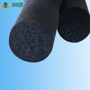 直径100mm橡胶棒圆形实心橡胶棒EPDM发泡橡胶条