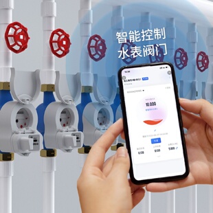 施王物联远程NB预付费智能阀控冷水表高精度出租物业房东预收水费