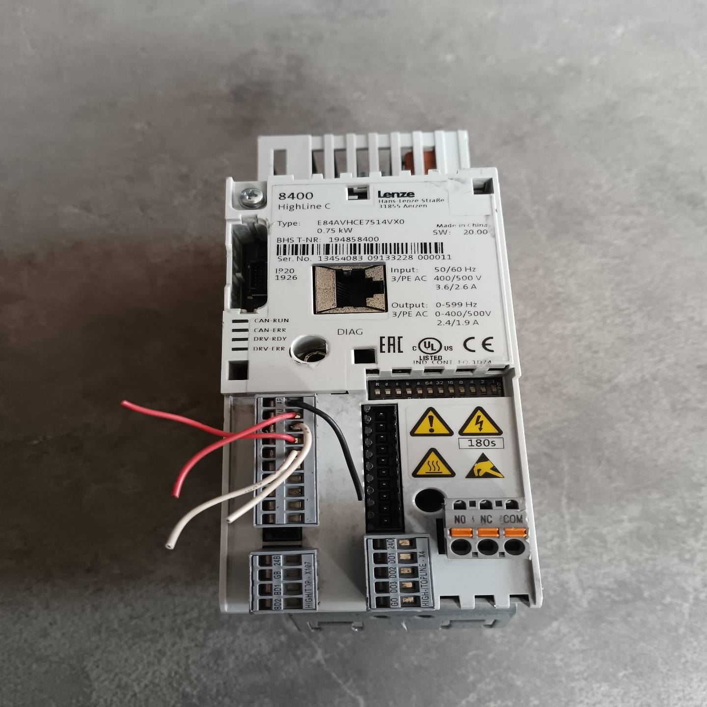 8400变频器84V7514V0，0.75k~询价