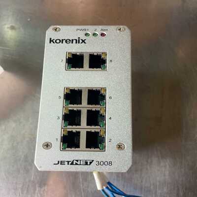 【议价】korenix工业交换机JETNET3008，下来