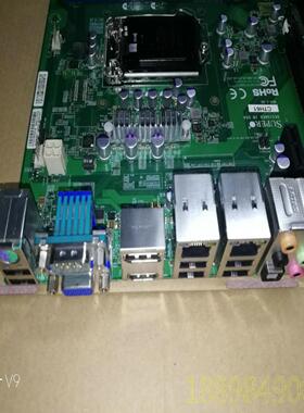 超微主板 MBD-C7H61 8个COM  双网卡 5条PCI 工业工控 1155 I3 I5