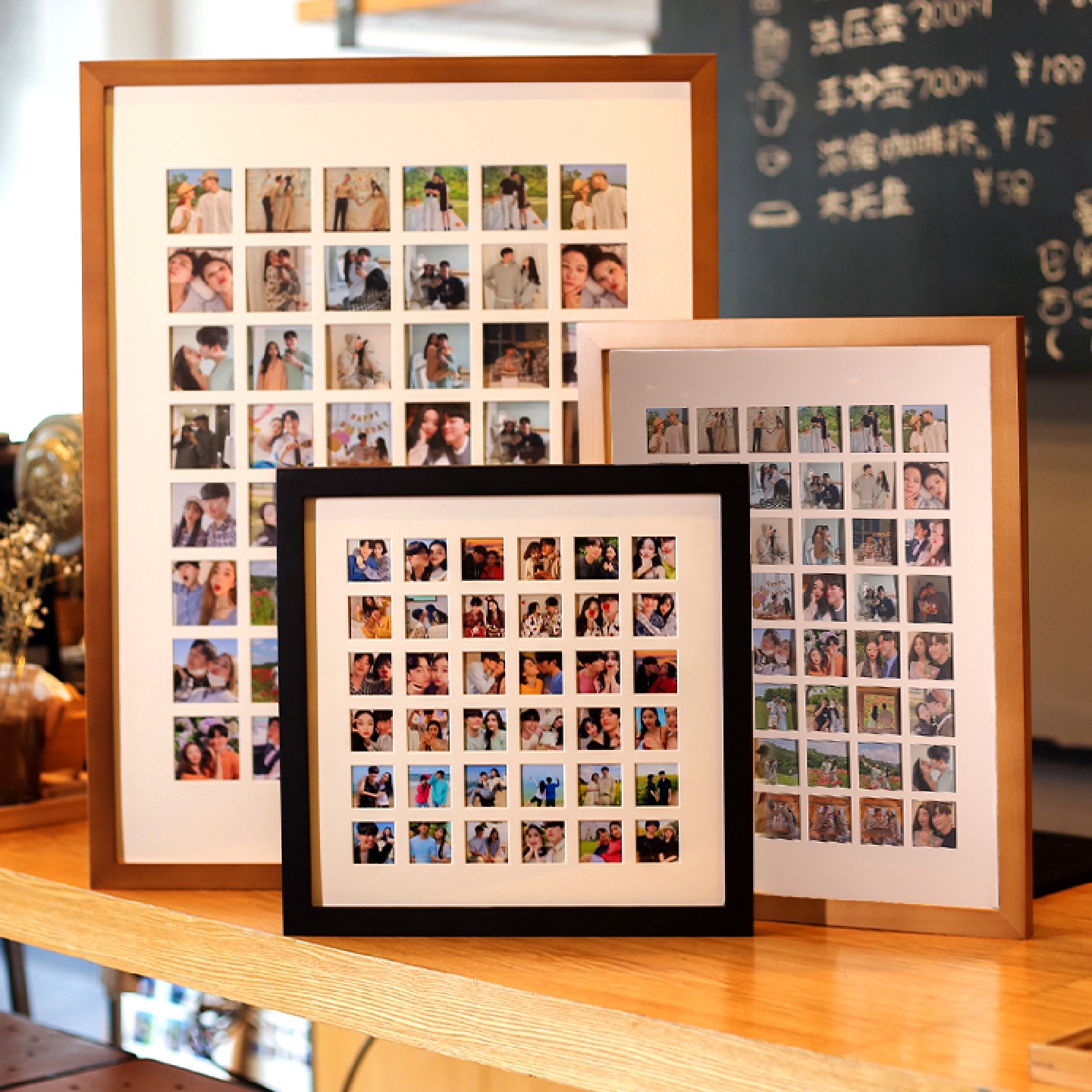 4YK48多9九宫格相框摆台洗照片定 制diy拼图手工纪念情侣相册挂墙