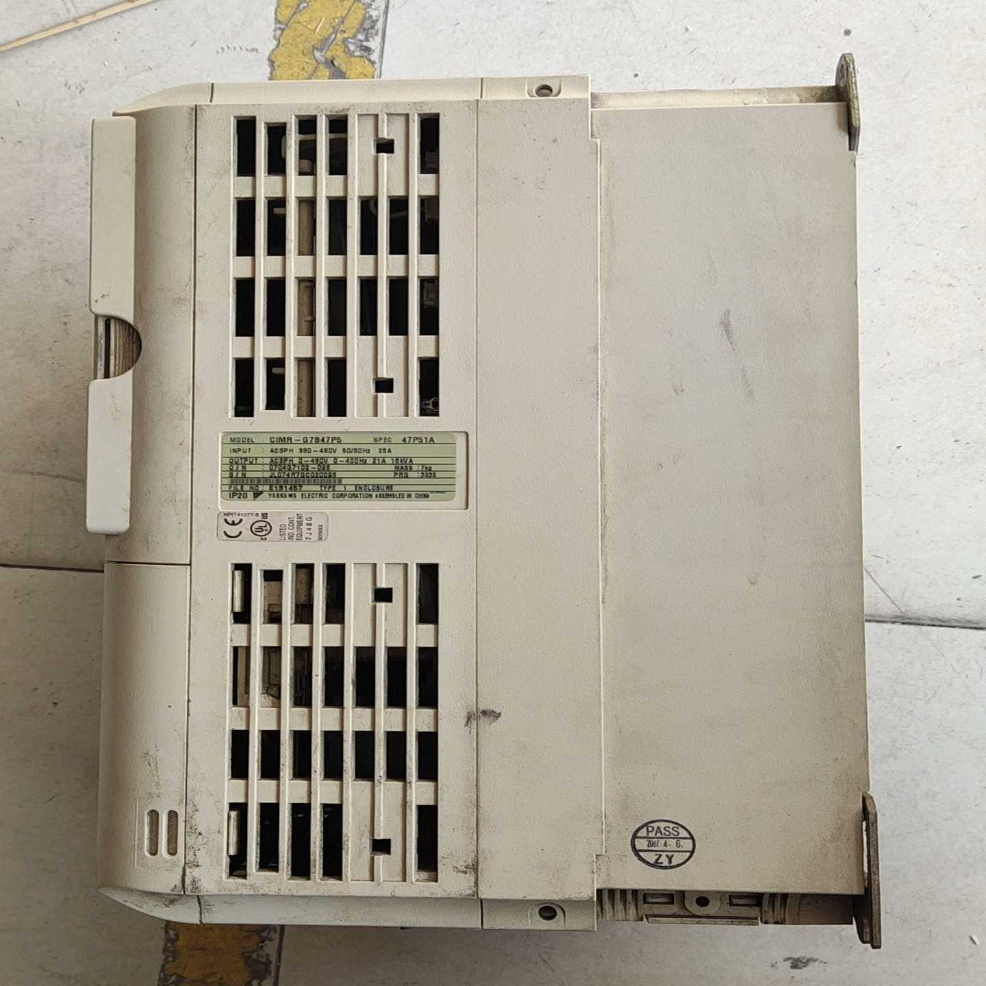 议价安川G7系列变频器CIWMR-G7B47P57.5KW，38现货/维修