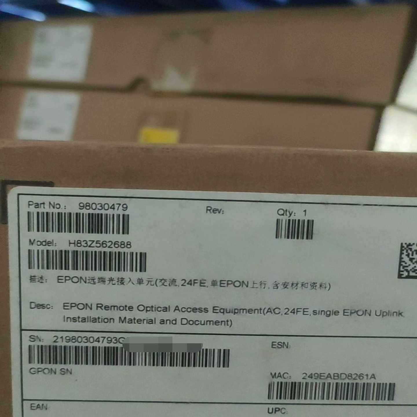 全新华为SmartAX MA5626-24 EPON/GPO