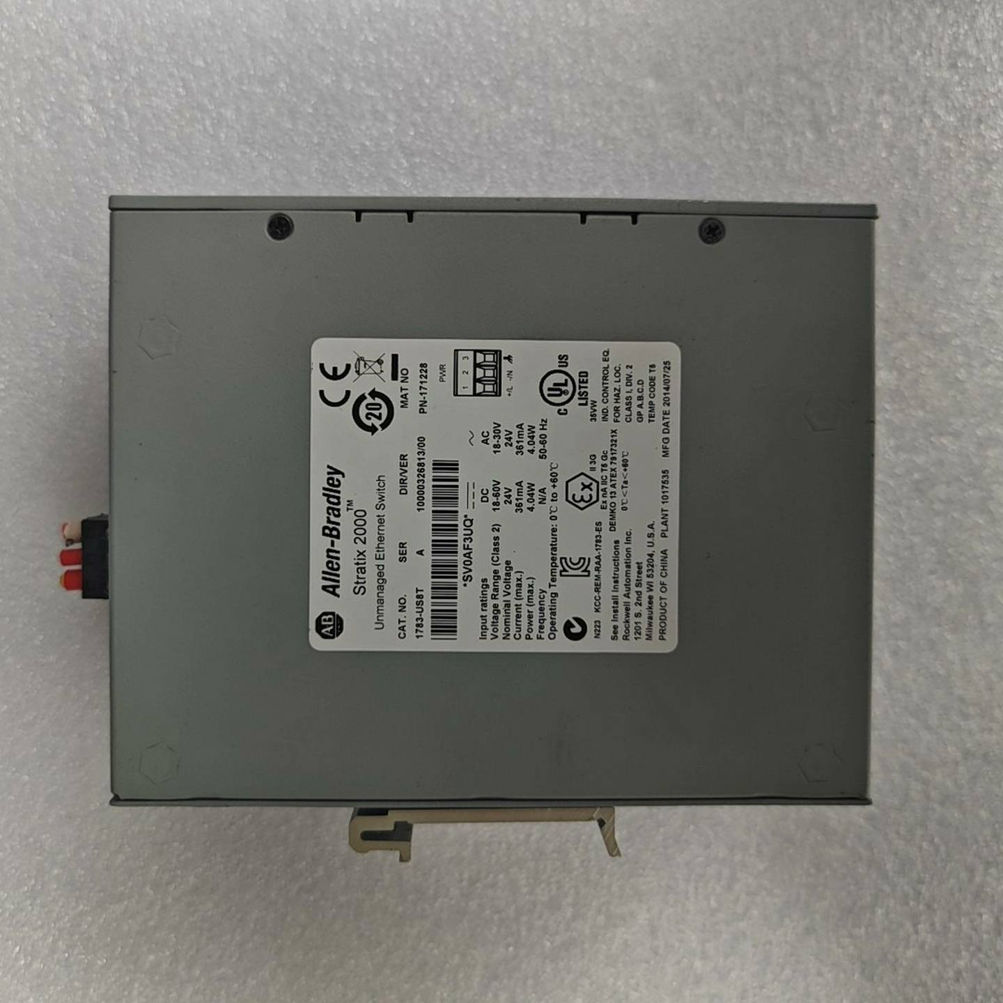 AB罗克韦尔8口非网管型工业交换机询价