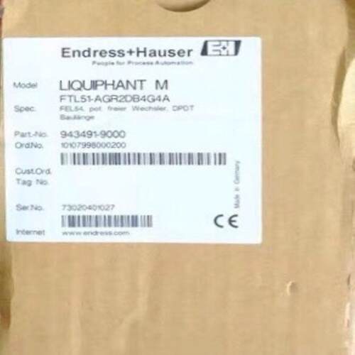 EHFTL51-AGR2DB4G4A恩德斯豪斯音叉询价