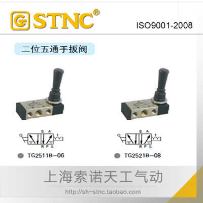STNC索诺天工手扳阀TG2521B-08 2511-06B TG2531B-10 TG2541B-