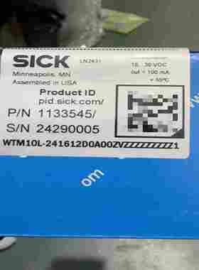 【议价】SICK西克激光测距传感器WTM10L-241612