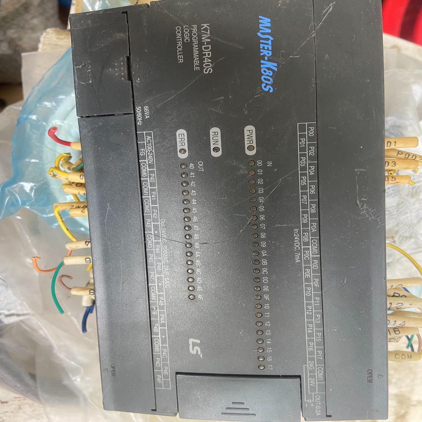 LS，K7M-DR40S，PCL 成色如图【博航商行】