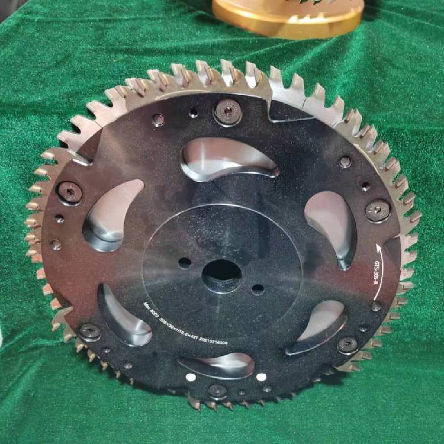 PCD金刚石粉碎机锯片双端铣舍弃式300*5.0木门板芯厂开槽合金锯片