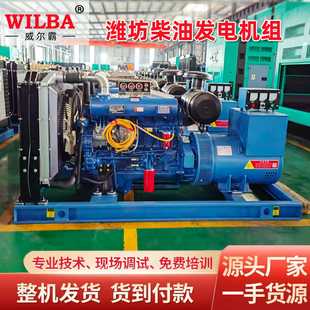 300 潍坊柴油发电机组30 100 500kw大功率发电机组380V自动