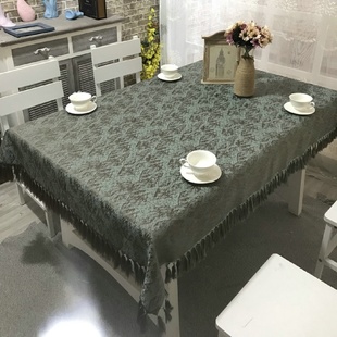 复古餐桌布棉麻布艺桌布桌垫长方形家用餐桌布茶几布供货