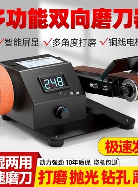电动磨刀神器多功能水磨砂带机沙轮石砂轮机器小型家用新型全尚趁