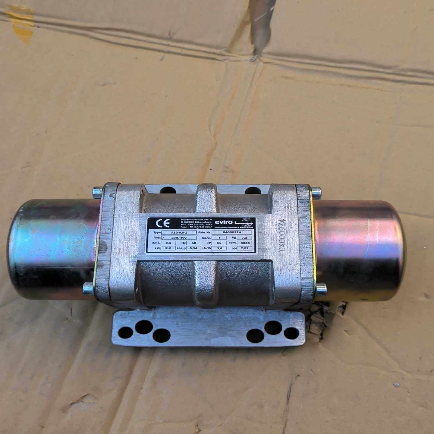德国EVIRO震动电机A10-6，0-2【卡奥电子】