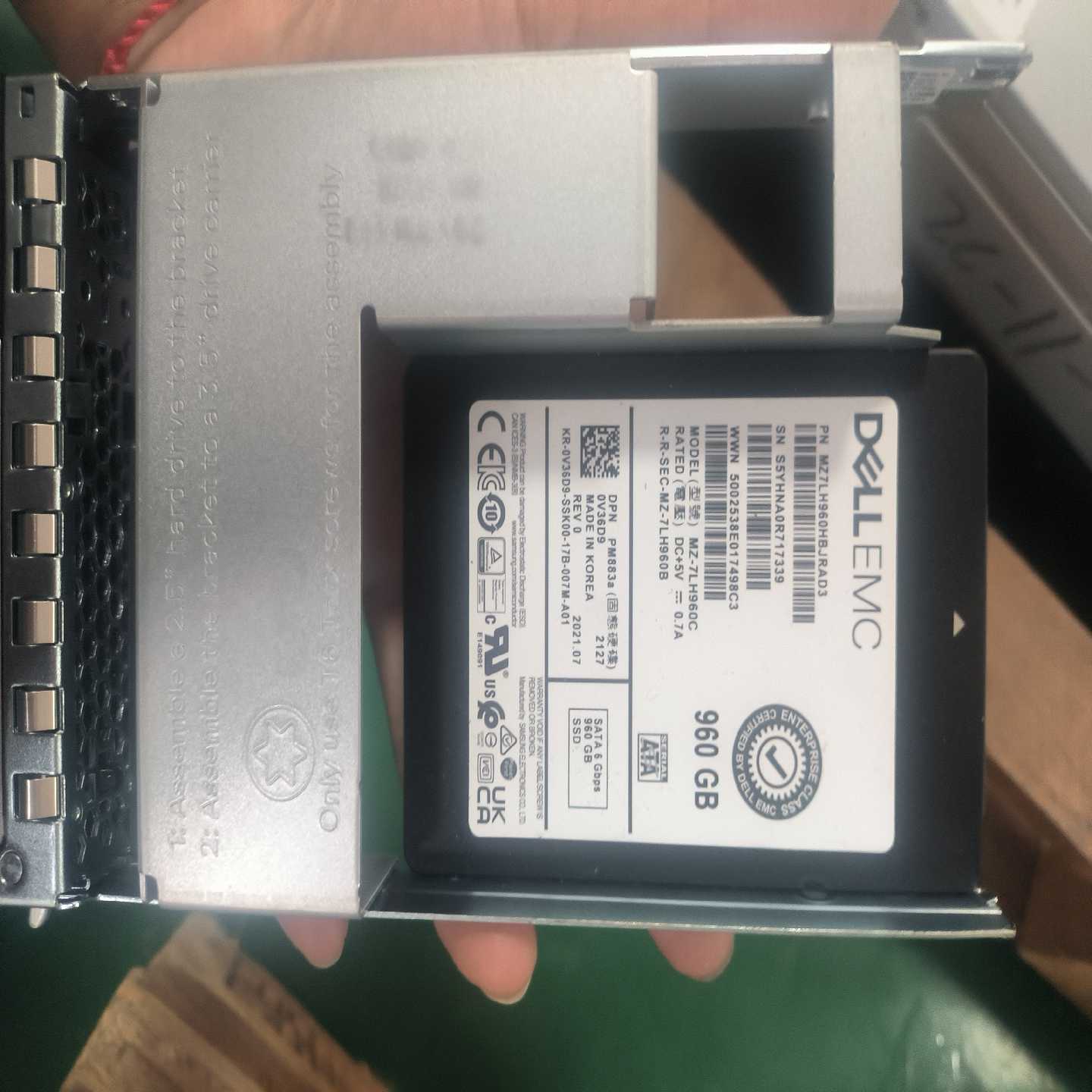 议价~戴尔服务器 pm883a  960g 固态硬盘