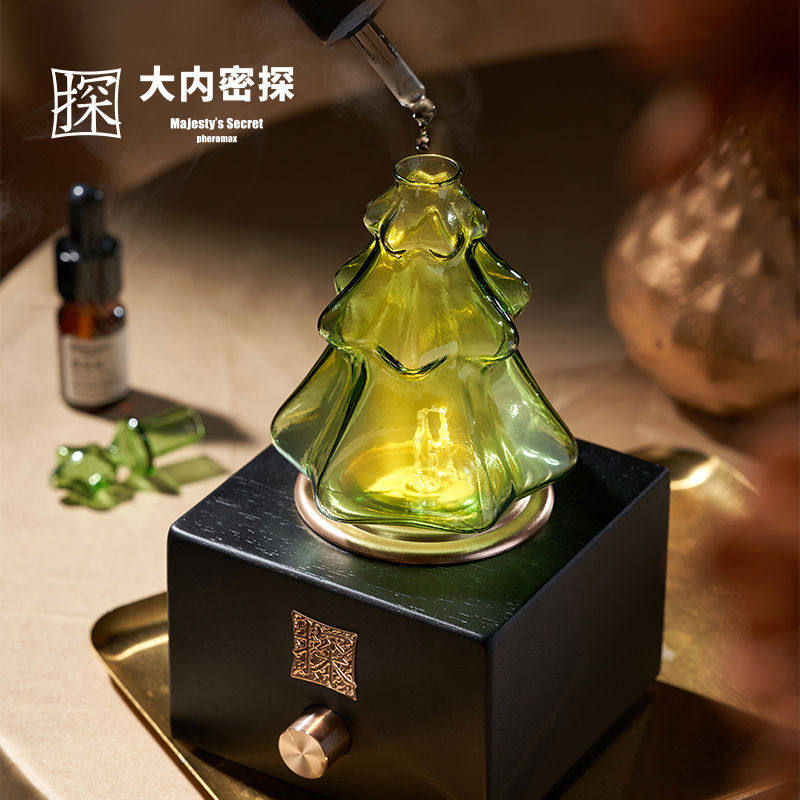 精油冷香仪家用复古香薰机礼物智能香氛灯自动喷香摆件雾化扩