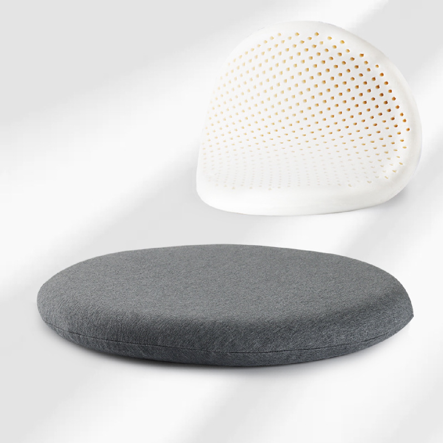 奥代尔乳胶圆垫圆形椅子坐垫加厚藤椅圆凳子垫子办公室椅垫飘窗垫