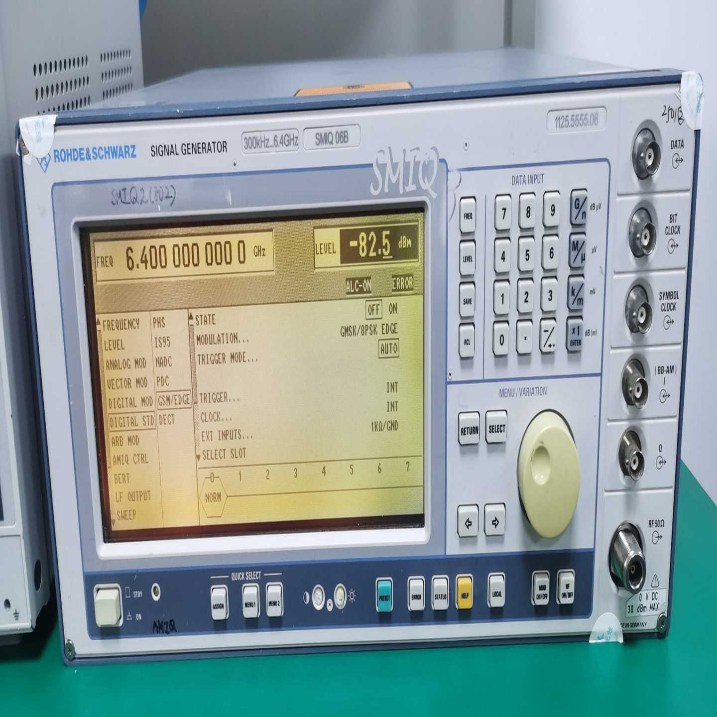 新到货6G信号源，SMIQ06B射频信号源，带脉冲功能，选件【博航商