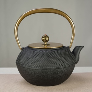 简约家用养生铸铁壶烧水泡茶壶电陶炉茶杯茶具套装 饰 新中式 摆件装