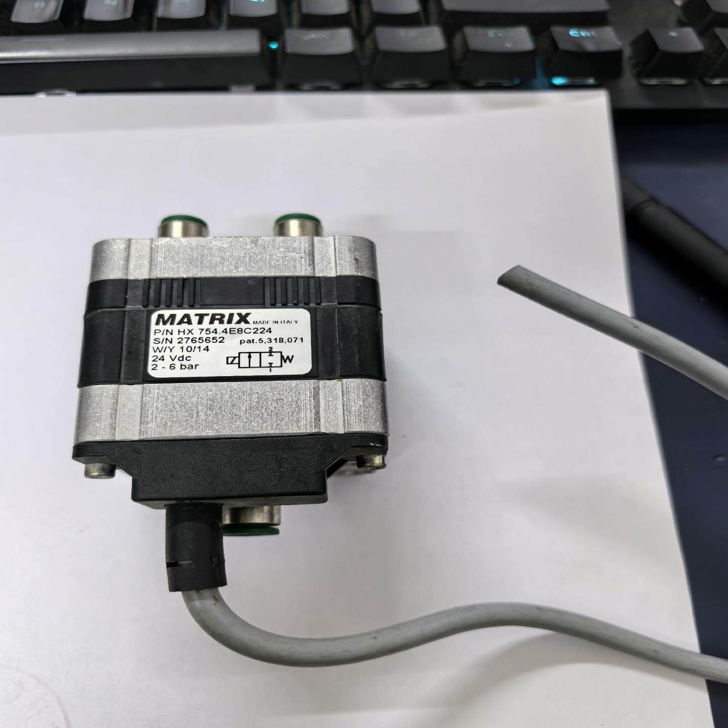 MATRIX电磁阀HX754.4E8C224 S/N 276（佳毅工控）