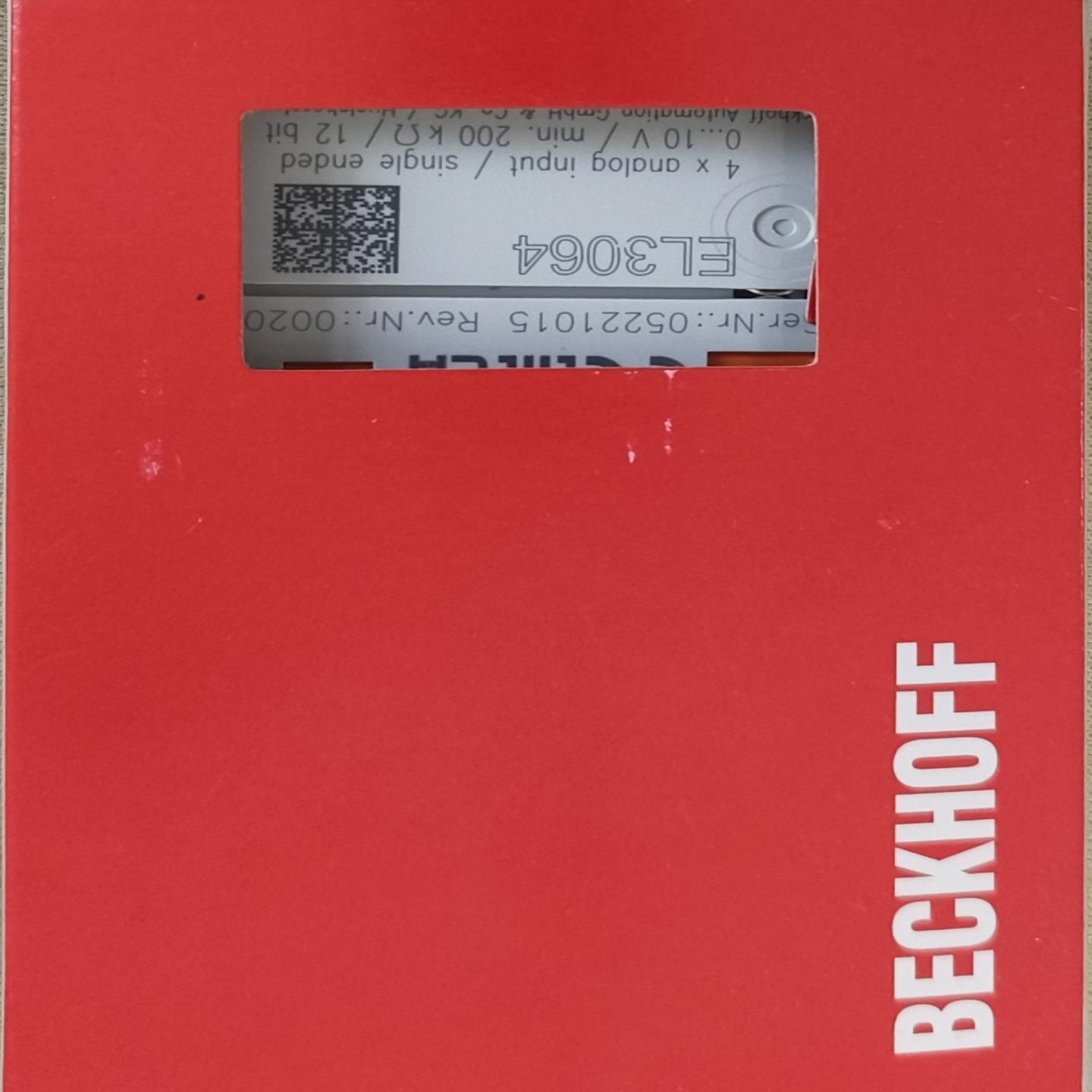 倍福BECKH0FF，EL3064，值拍。（佳毅工控）